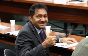 Tiririca na Câmara do Senado.
