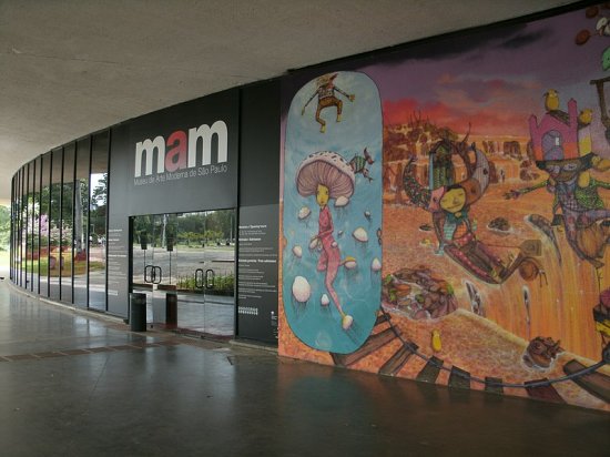 Entrada do Museu de Arte Moderna de São Paulo