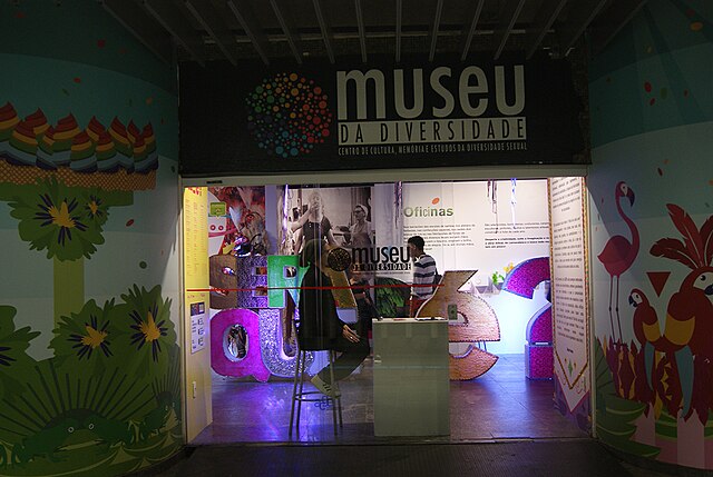 Entrada do Museu da Diversidade