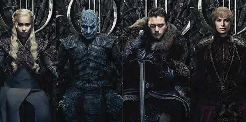 Foto de personagens da serie game of thrones