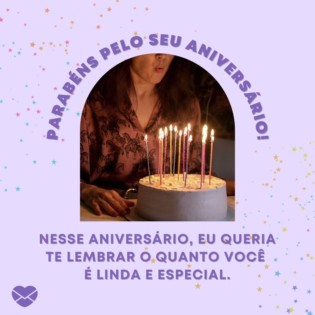 nata makarovska de natasha makarovska's/ Canva/ Mensagem com amor 'Parabéns pelo seu aniversário! Nesse aniversário, eu queria te lembrar o quanto você é linda e especial.' - Mensagens de Aniversário lindas
