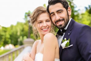 Foto de casal recém casado