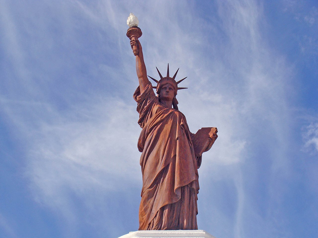 Réplica da Estátua da Liberdade em Maceió