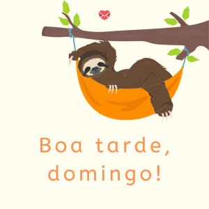 'Boa tarde, domingo!' - Hora da preguiça