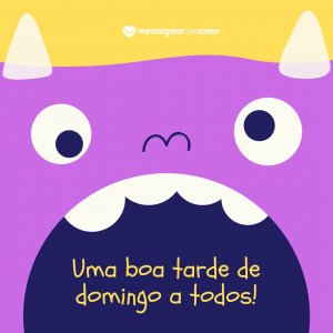 'Uma boa tarde de domingo a todos!' - Mensagem de boa tarde de domingo