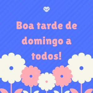 'Boa tarde de domingo a todos!' - Mensagens de boa-tarde de domingo