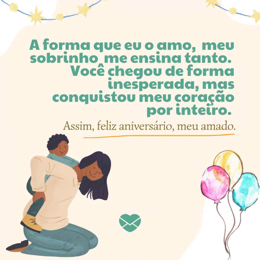 Mensagem De Aniversário Para Sobrinho De 1 Ano Inspire Se