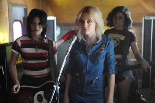 Foto de personagens do filme 'The Runaways - Garotas do Rock'