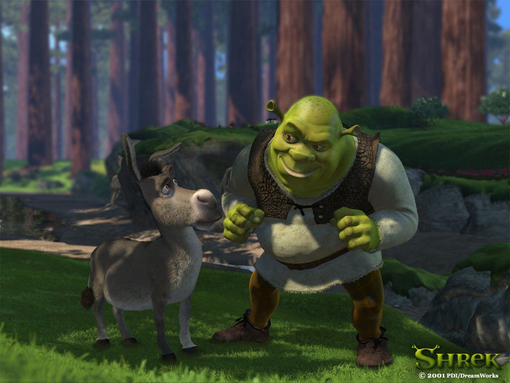 Foto so Shrek e do burro