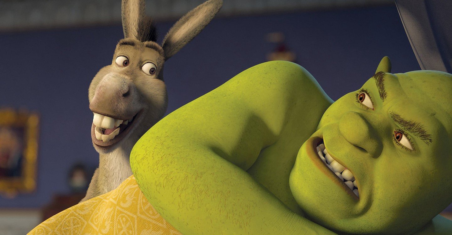 Foto do Shrek e do burro