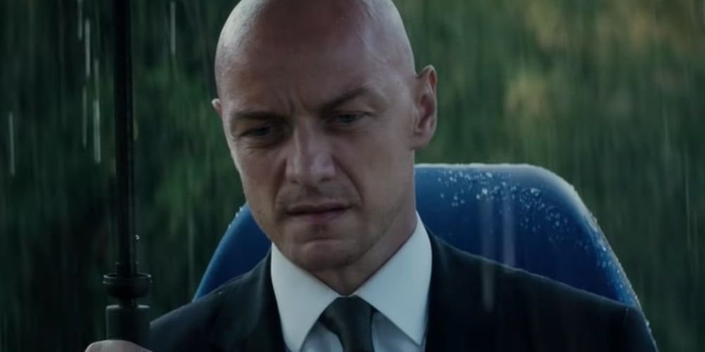 Professor Xavier em cena do filme.