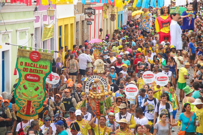 Bloco de carnaval em Olinda, 2010.