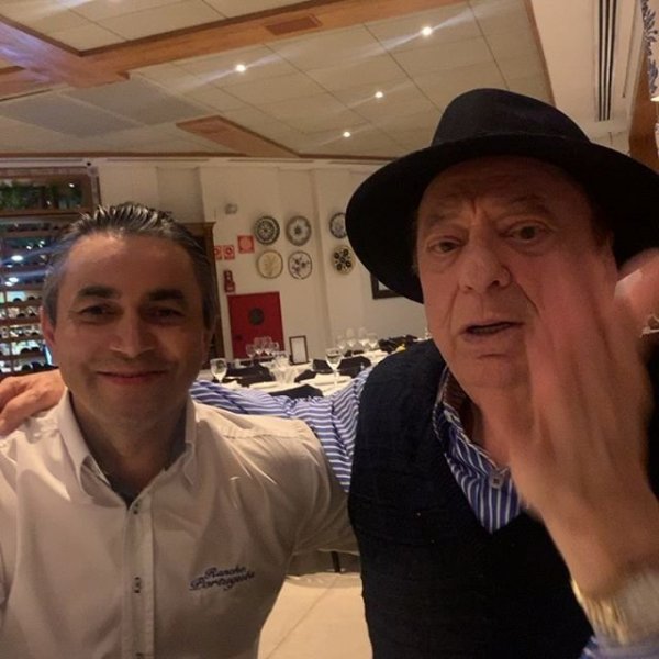 Divulgação/Instagram Raul Gil e cpzinheiro