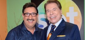 www.metro1.com.br Foto do Ratinho e do Silvio Santos