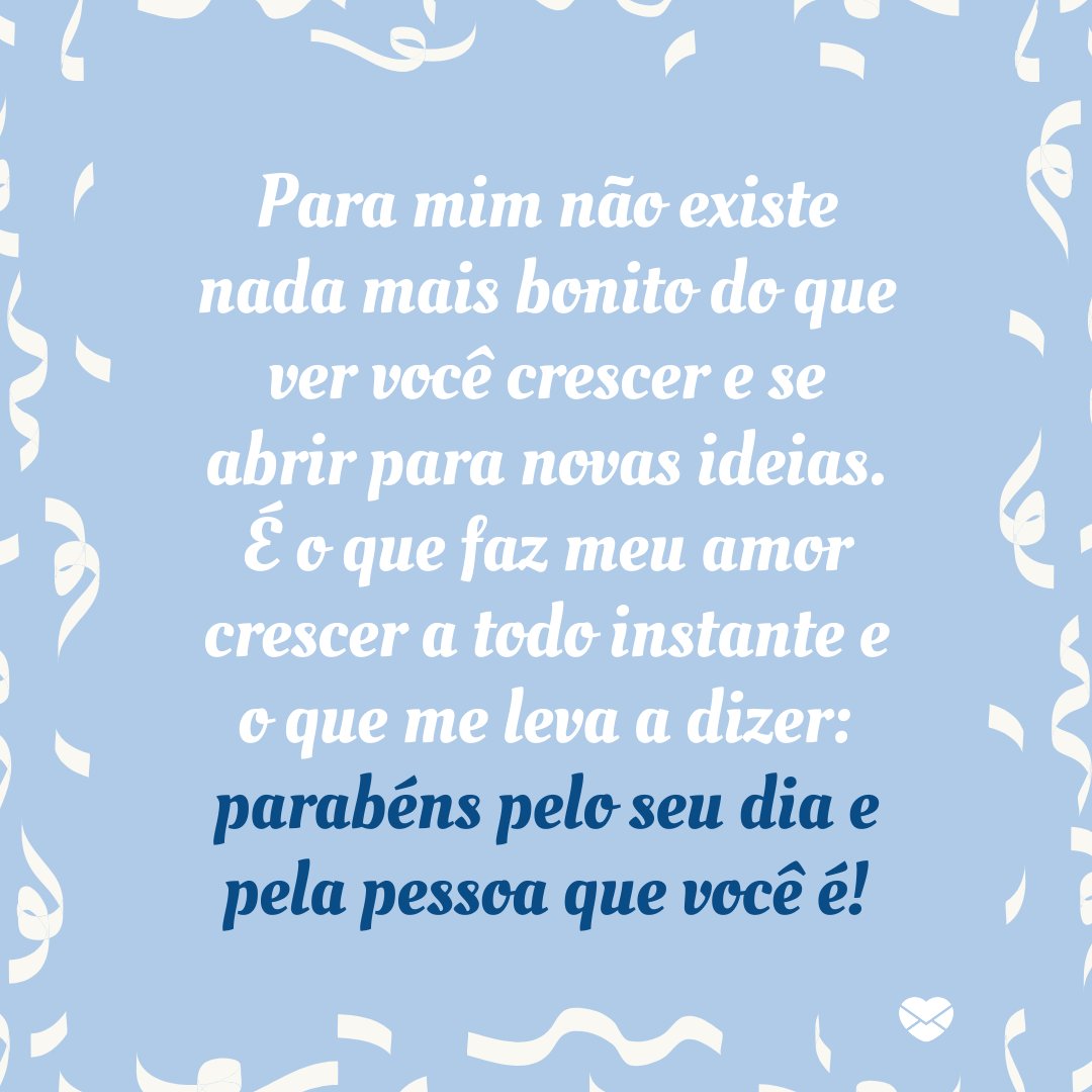 'Parabéns pelo seu dia e pela pessoa que você é!' - Mensagens de aniversário para esposo