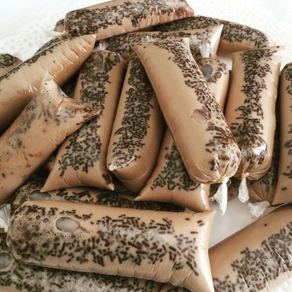 Comidinhas do Chef Geladinho com granulados de chocolate