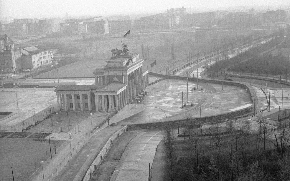 Foto do muro de Berlim
