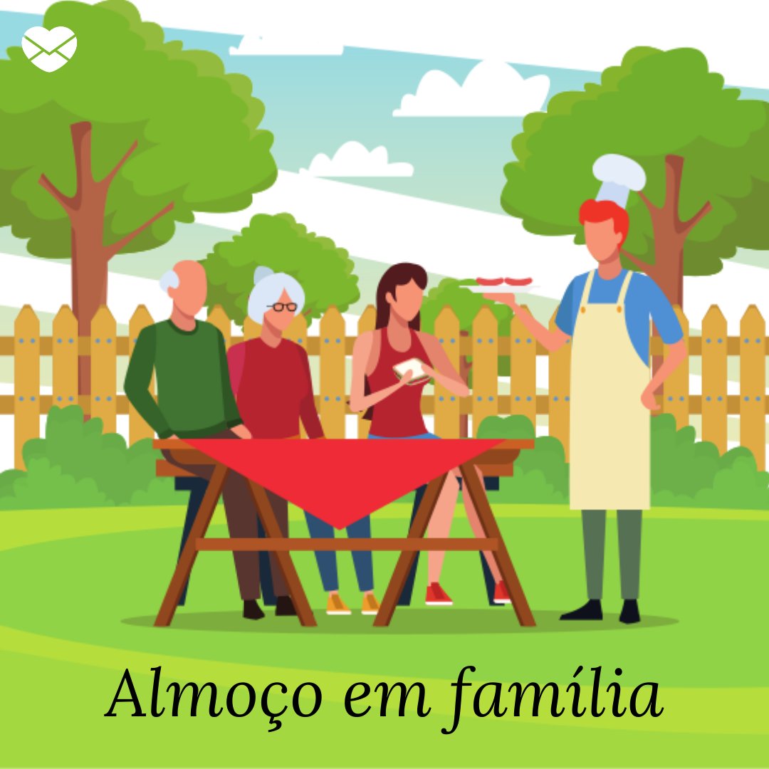 Mensagens Com Amor | Canva 'Almoço em família' - Programas para comemorar o aniversário