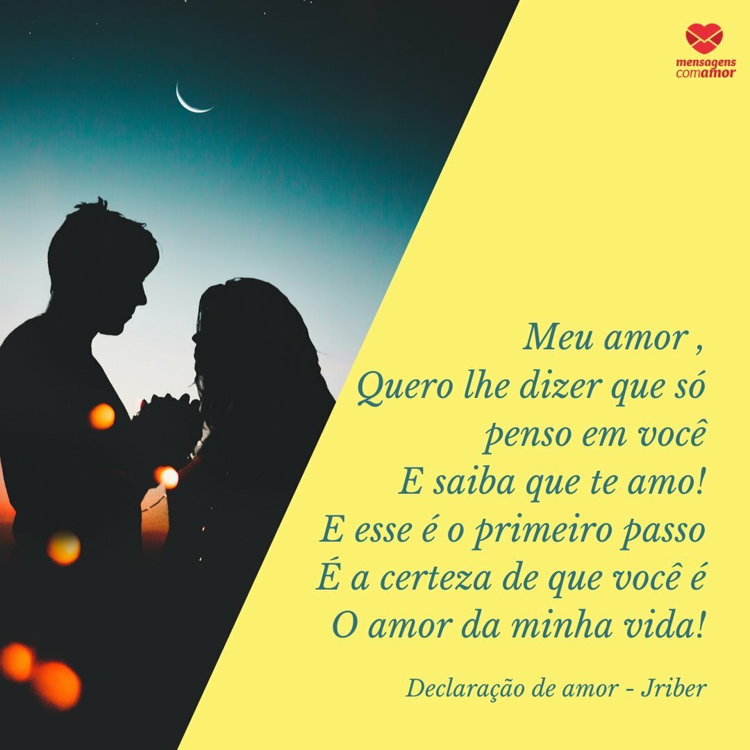 Poemas para declarar seus sentimentos. Encante seu amor!