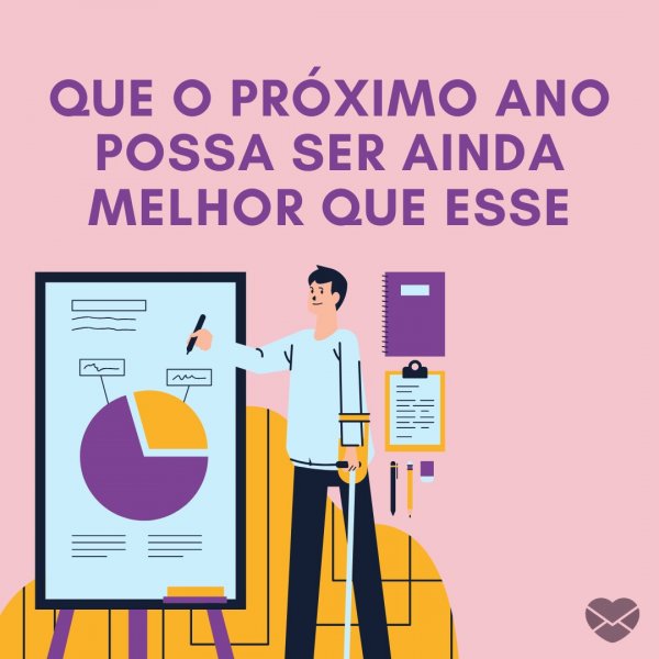 Mensagens Com Amor/Canva 'Que o próximo ano possa ser ainda melhor que esse' - Fim de Ano para empresa
