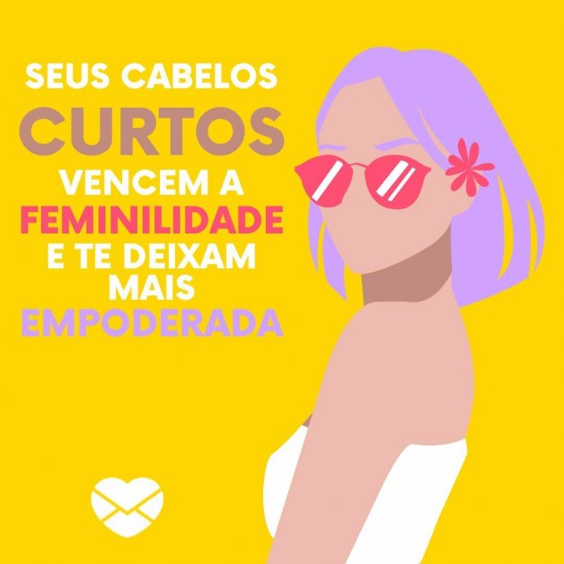Frases para elogiar a beleza das mulheres de cabelos curtos