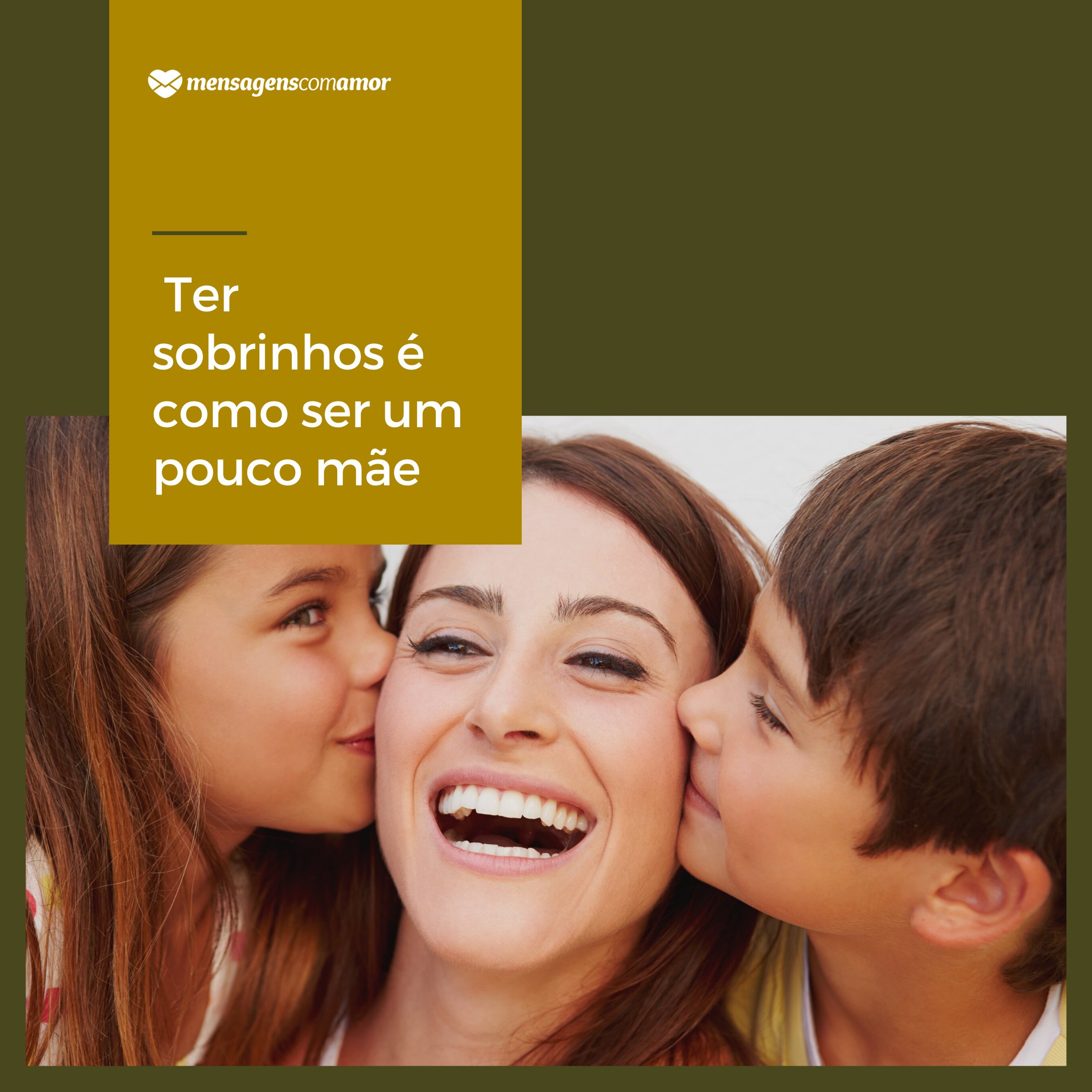 Mensagens Com Amor/Canva 'Ter sobrinhos é como ser um pouco mãe' - Mensagens para mêsversário de bebê de 6 mês