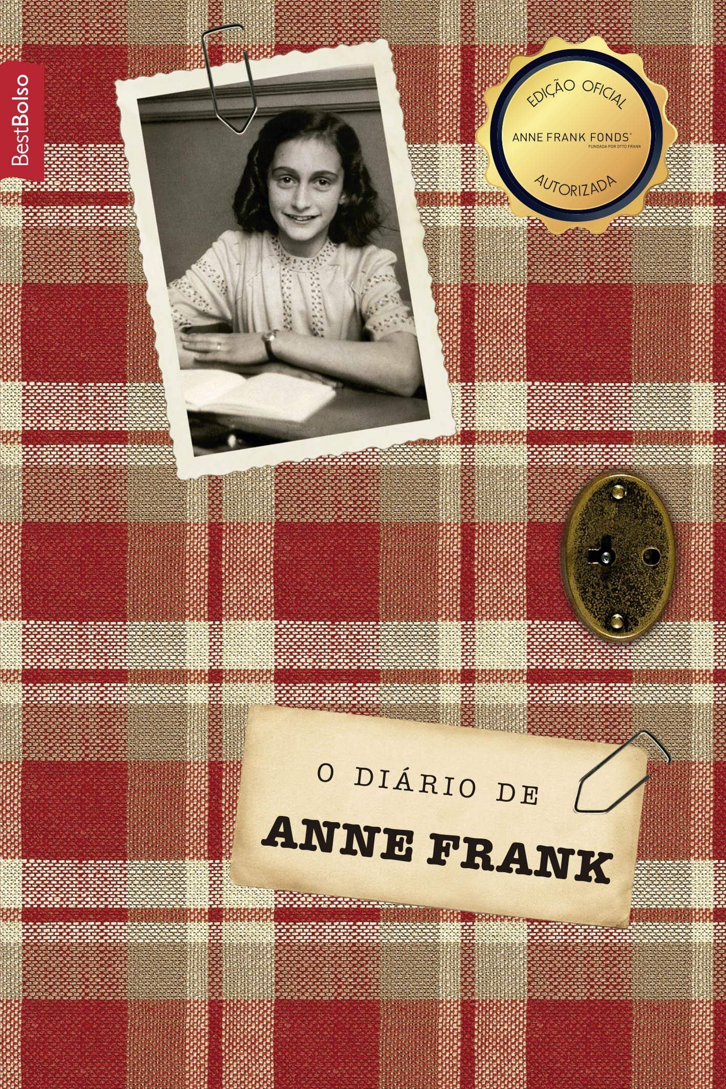 Capa do livro “O Diário de Anne Frank”