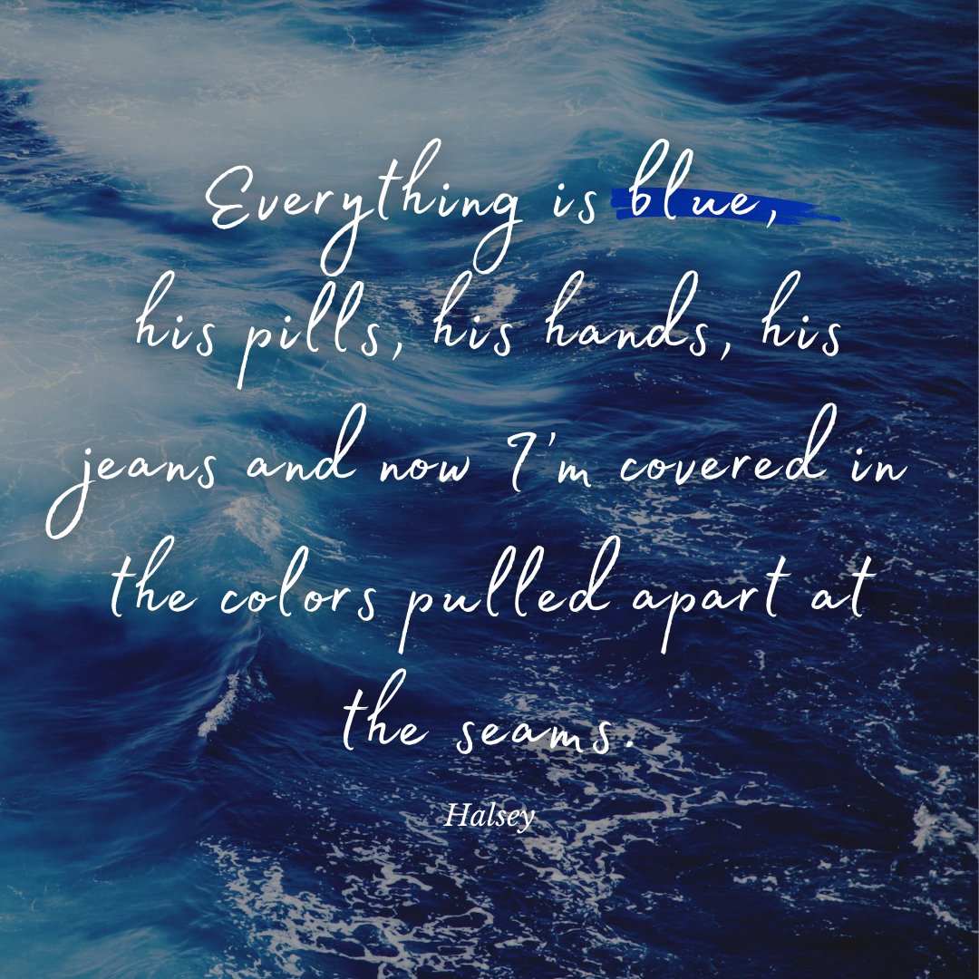 'Everything is blue, his pills, his hands, his jeans [...]' - Frases de Músicas em Inglês