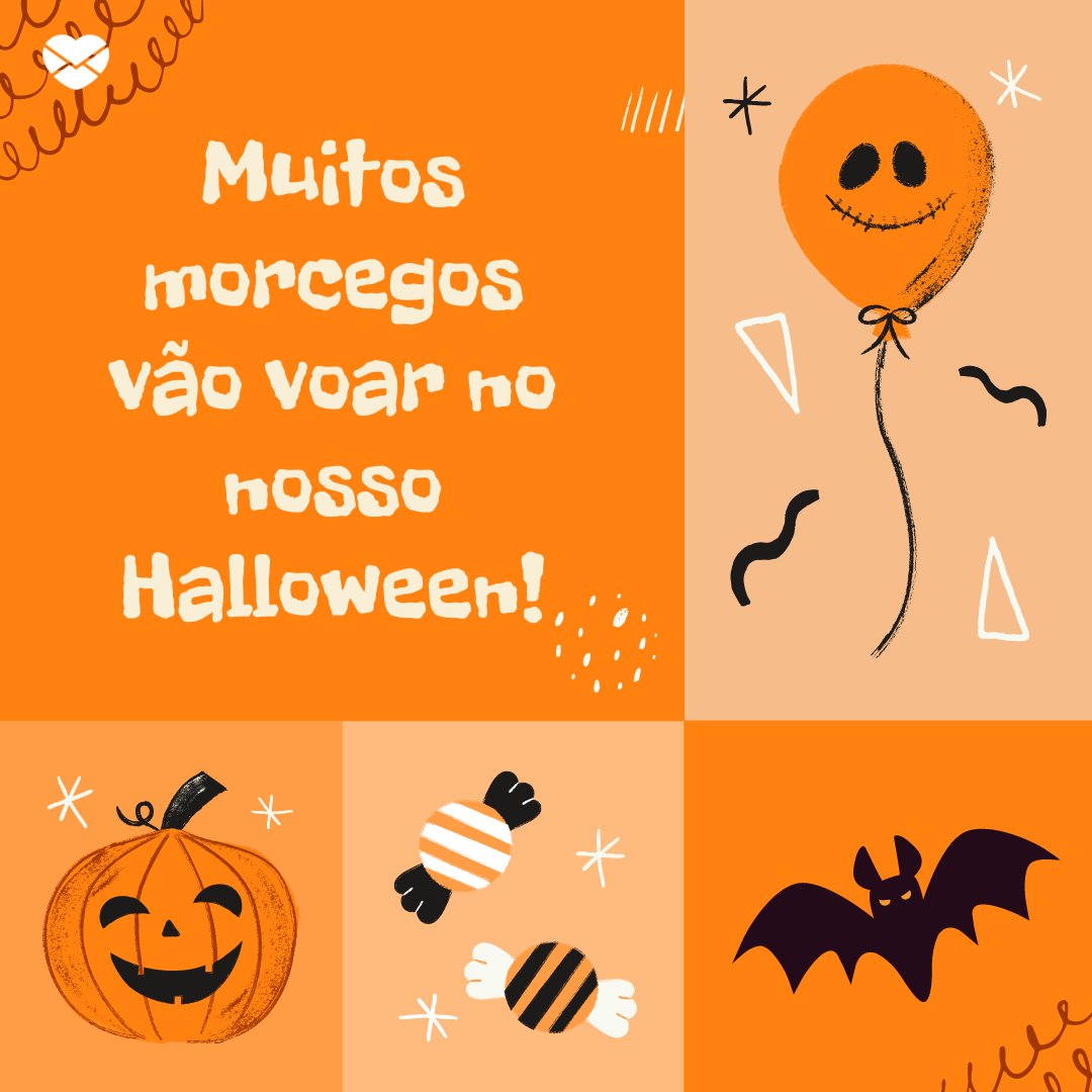 'Muitos morcegos vão voar no nosso Halloween!' - Mensagens para whatsapp sobre o Halloween