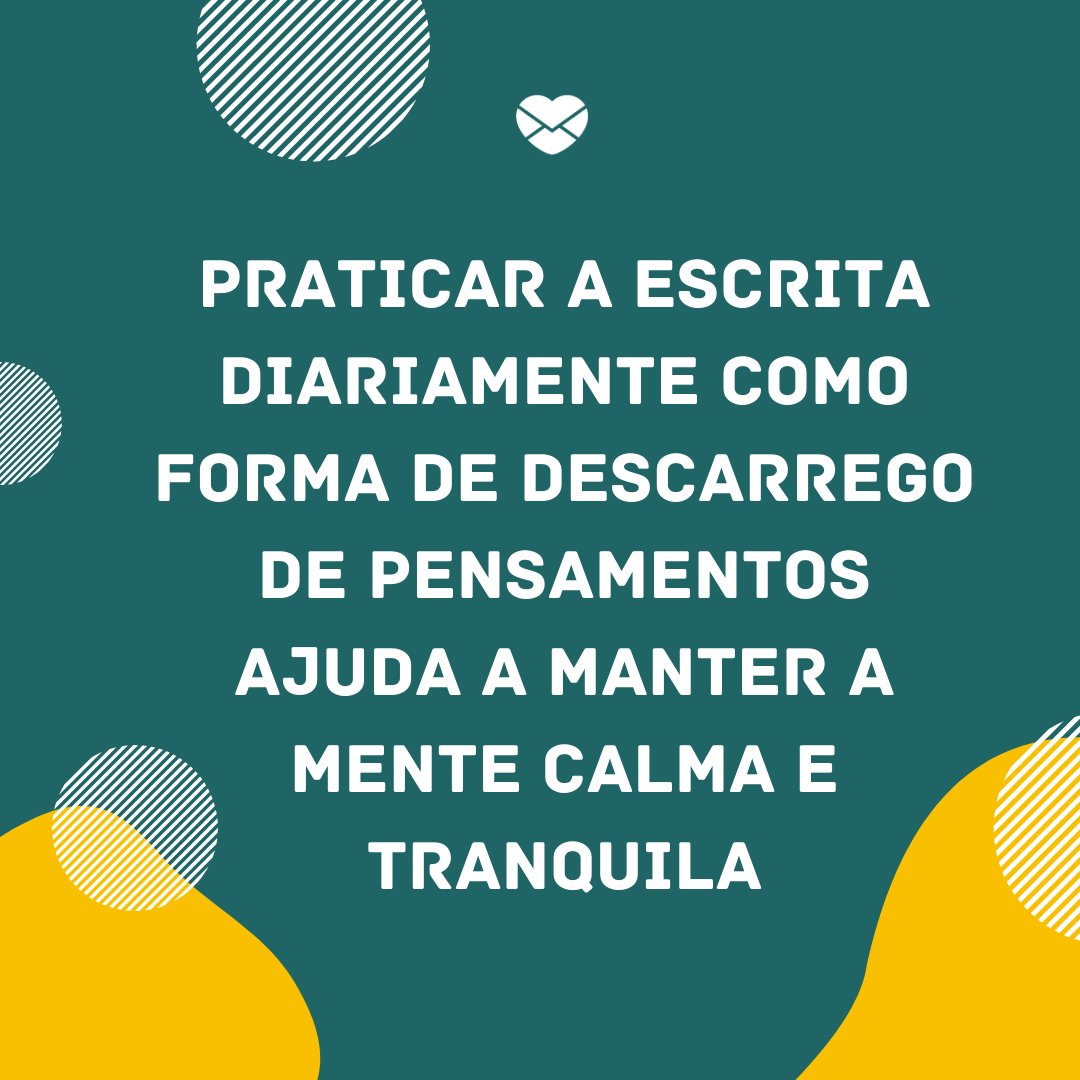 Escrita Frases Para Acalmar A Mente Autoajuda