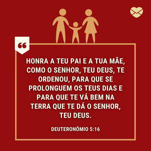Versículo de Pais. Honra seu pai