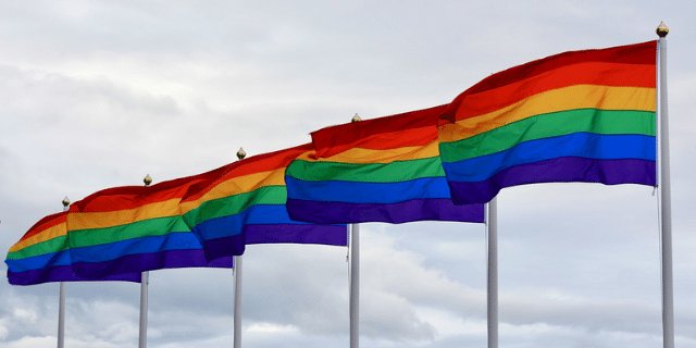 Bandeiras do orgulho LGBT.