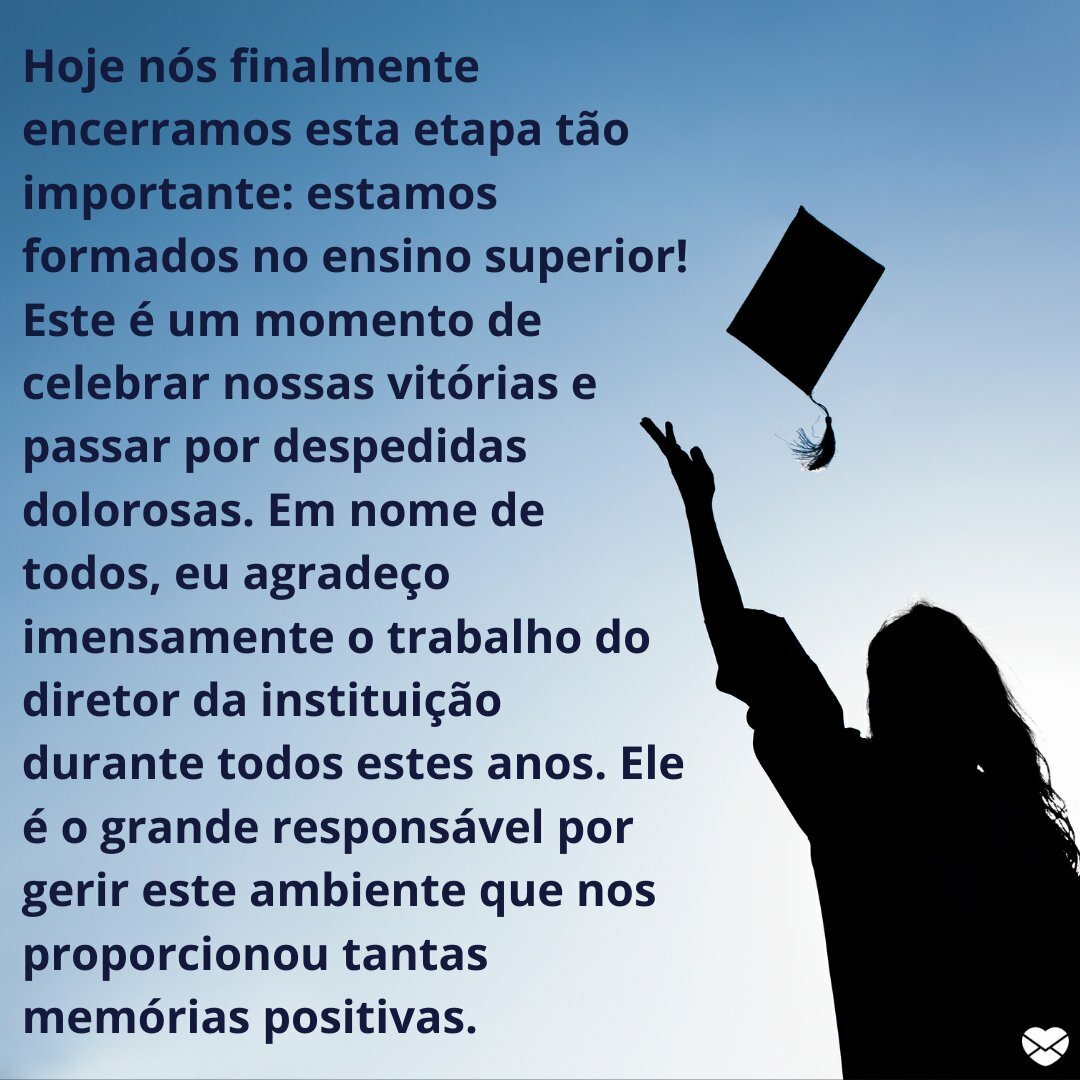Discurso De Formatura Emocionante - BRAINCP