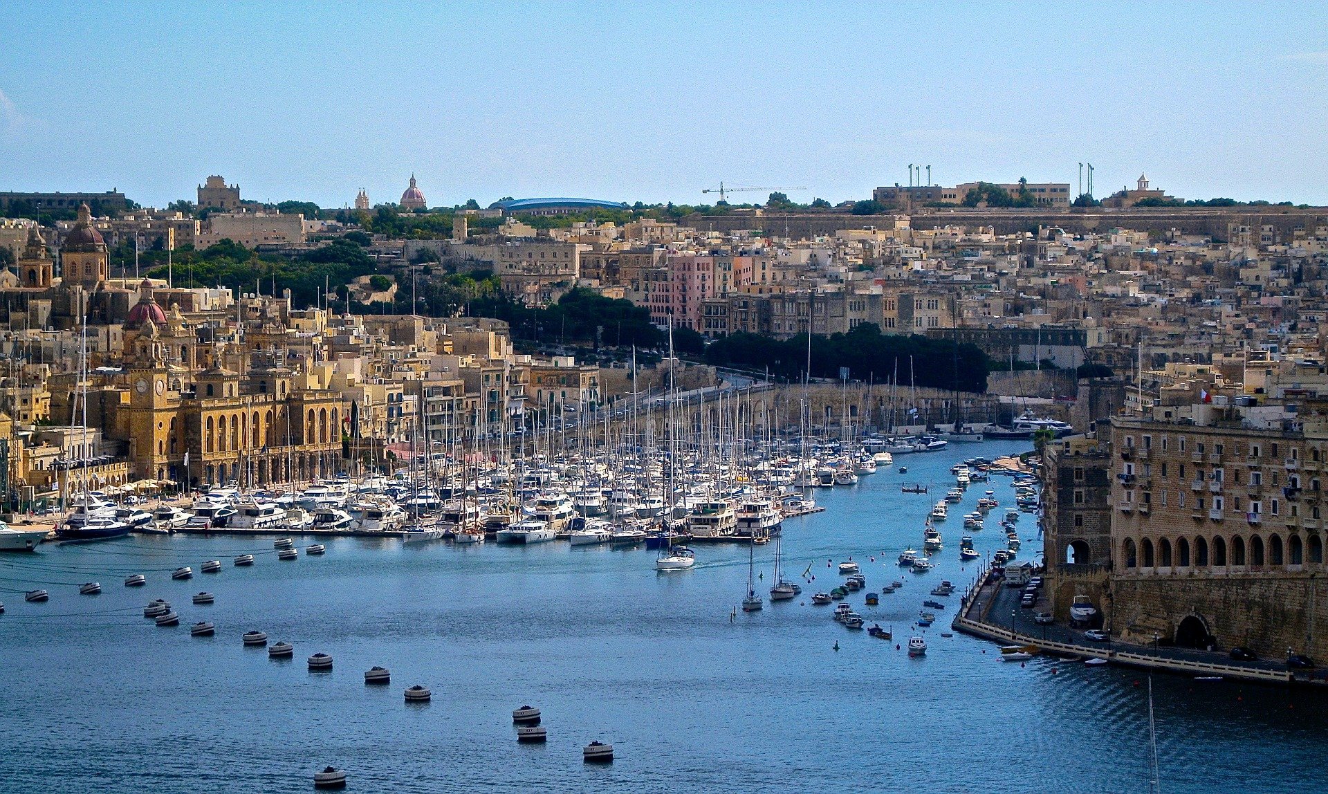 Imagem panorâmica de paisagem de Malta.