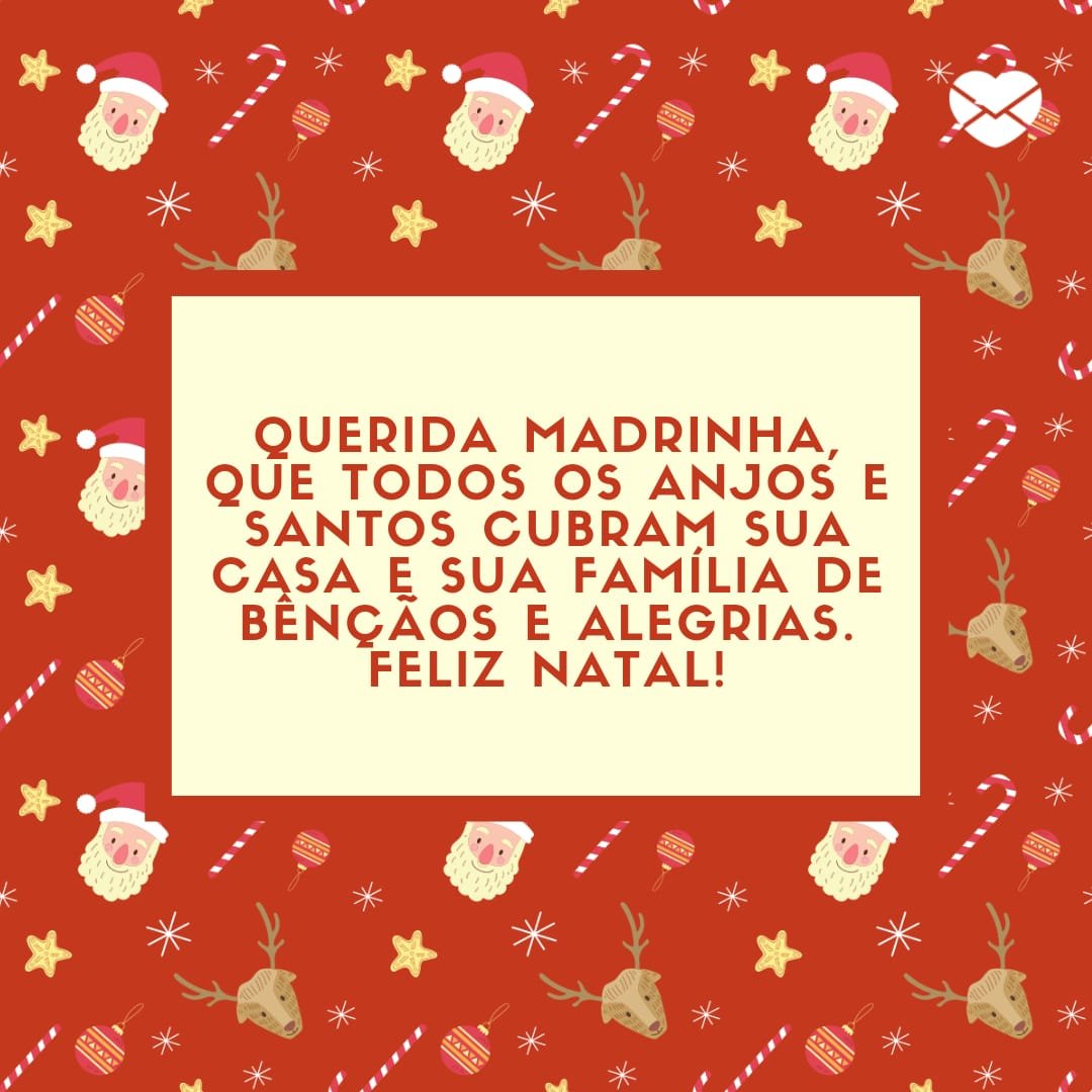 Carinhosas mensagens de Natal para sua madrinha Carinhosas mensagens de Natal para sua madrinha