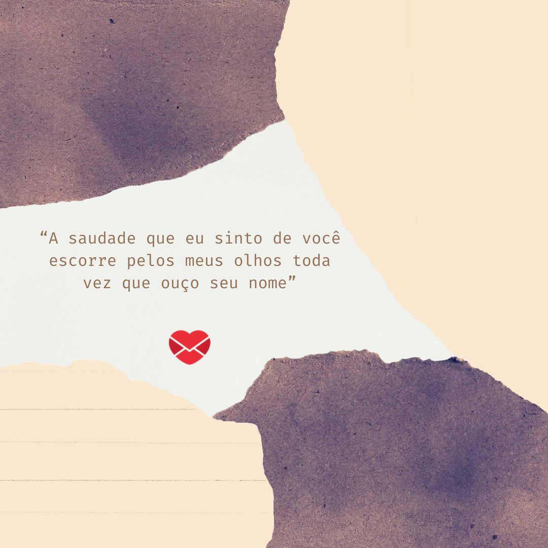 Sketchify / Canva / Mensagens com amor “A saudade que eu sinto de você escorre pelos meus olhos toda vez que ouço seu nome” - 11 valiosas reflexões sobre a saudade