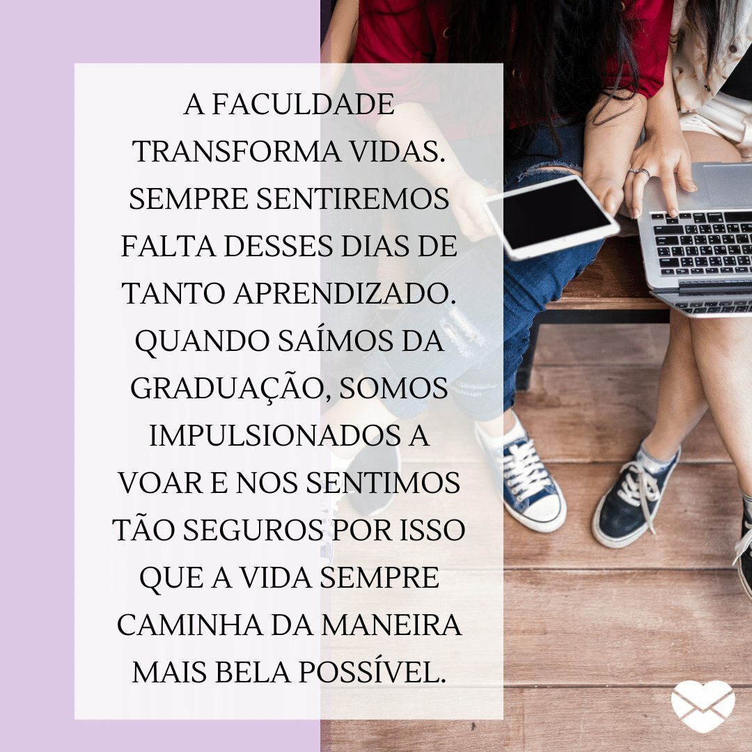 Mensagem Para Quem Inicia Faculdade - FDPLEARN