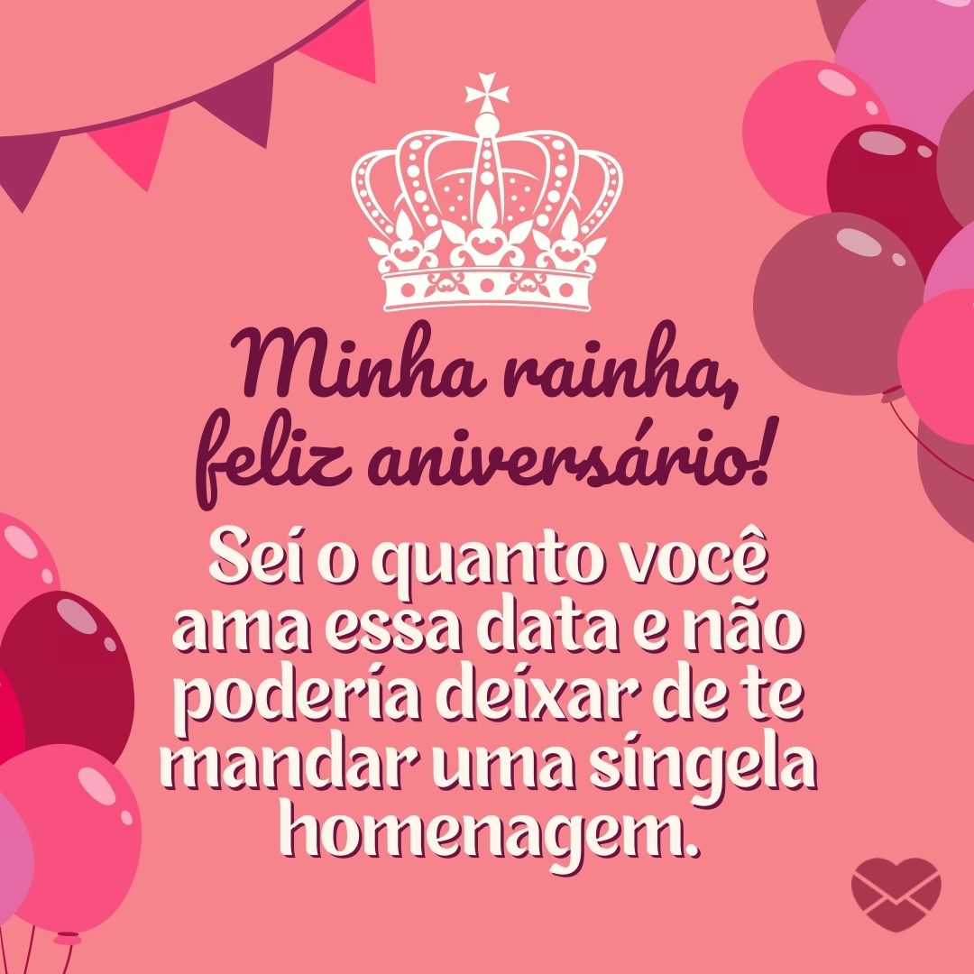 Mensagens com Amor / Canva / valeriaushakova 'Minha rainha, feliz aniversário! Admiro você por todas as batalhas que enfrentou para ver o meu bem. Hoje, sou eu quem as guerreia por você. Eu te amo demais e faço de tudo para ver seu sorriso!' - Mãe, feliz aniversário!