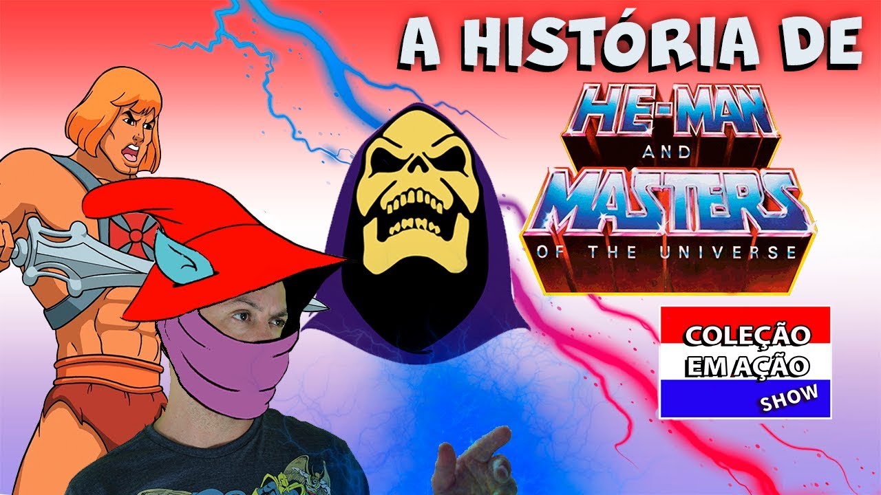 Thumbnail vídeo youtube - As histórias de He-Man