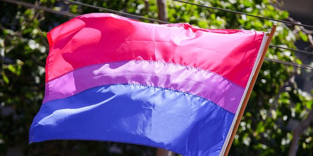 Bandeira do orgulho bissexual.