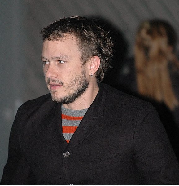 Imagem do ator Heath Ledger.