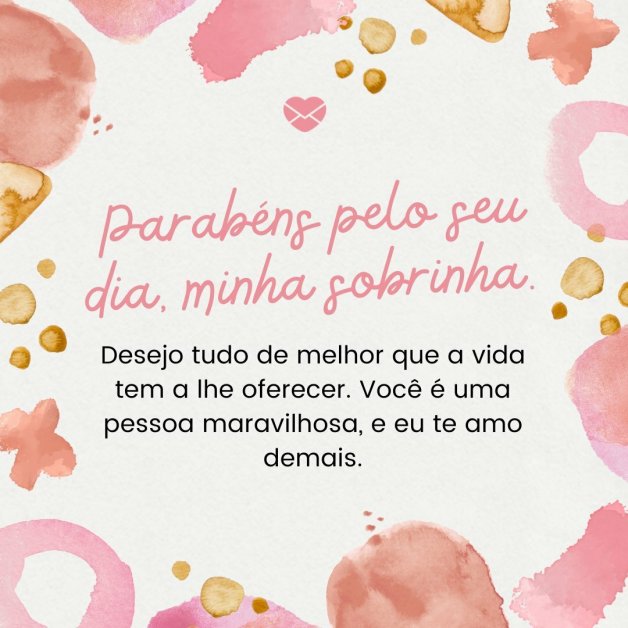 Mensagem de aniversário para sobrinha. Deixe-a feliz!