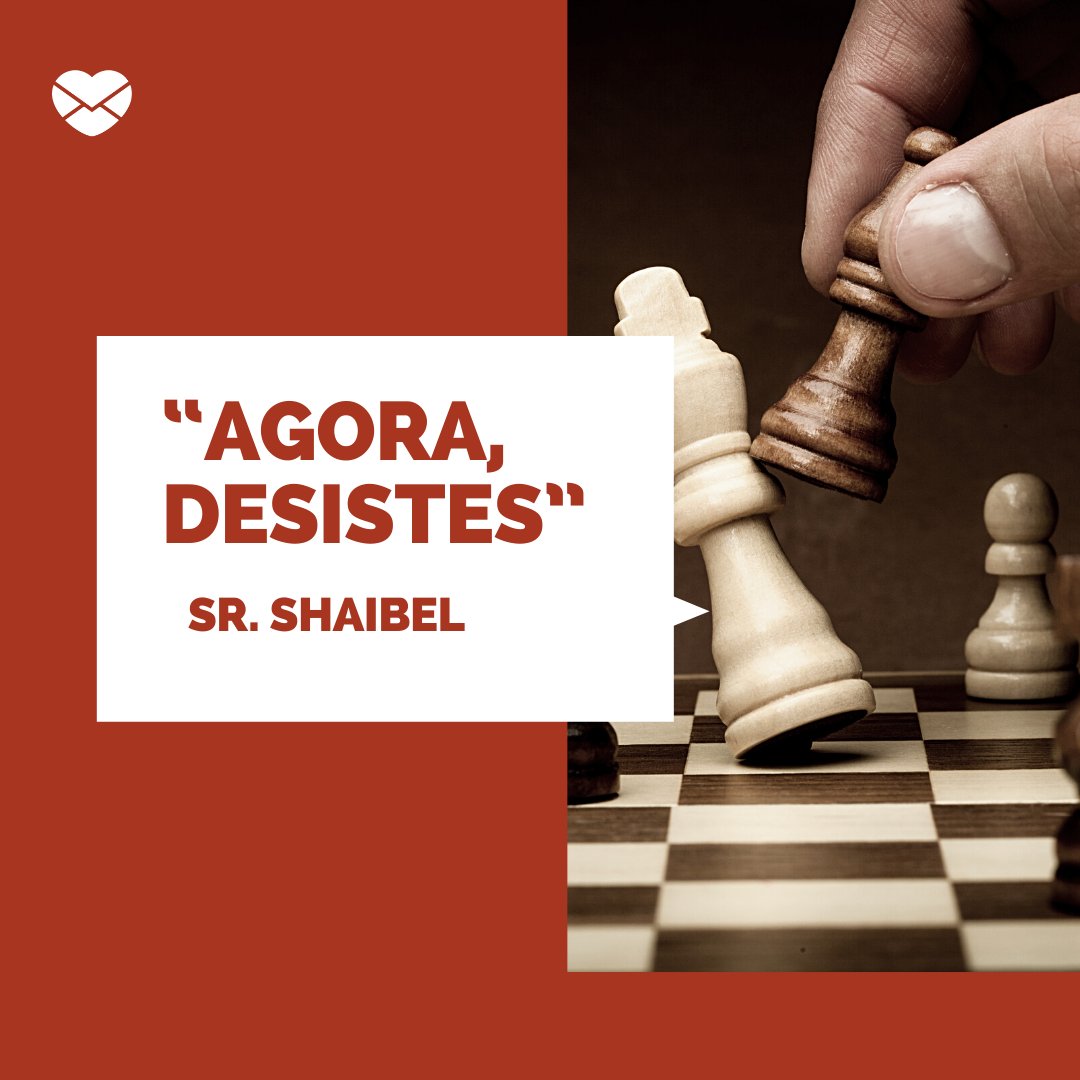 'Agora desistes' - Frases da série O Gambito da Rainha