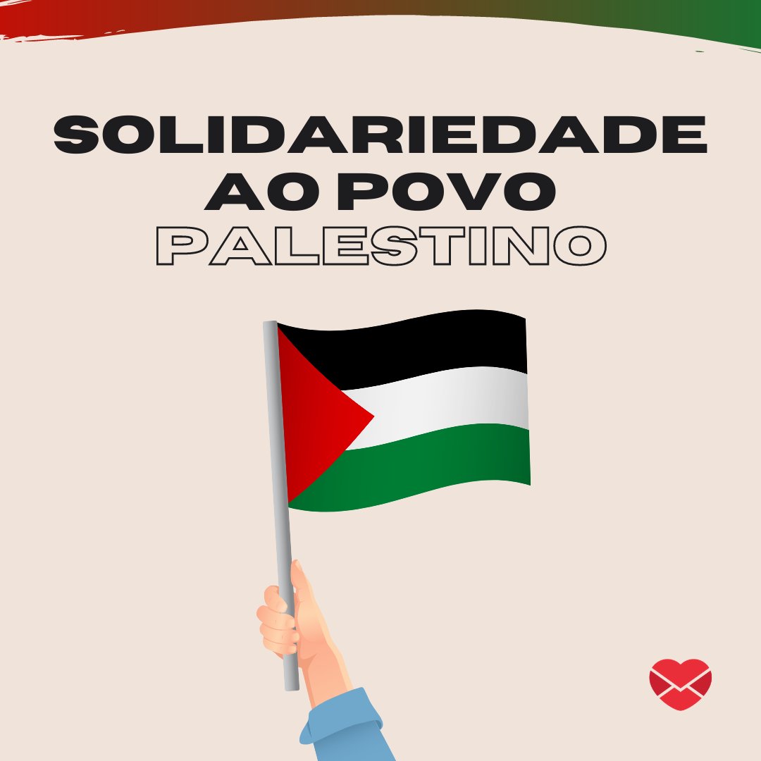 'Solidariedade ao povo palestino' - Mensagens de apoio ao Povo Palestino