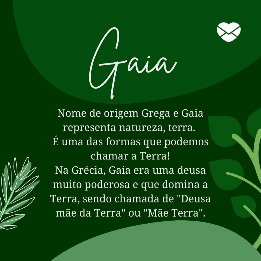 Frases de Gaia. Saiba o que esse nome inspira em alguém! Frases de Gaia. Saiba o que esse nome inspira em alguém!