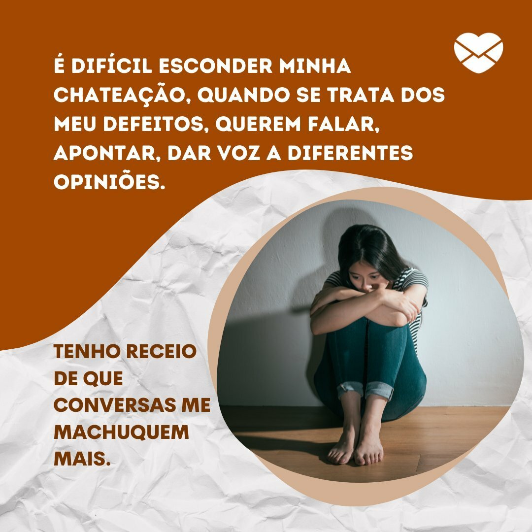 Mensagem de chateada: expresse seus sentimentos