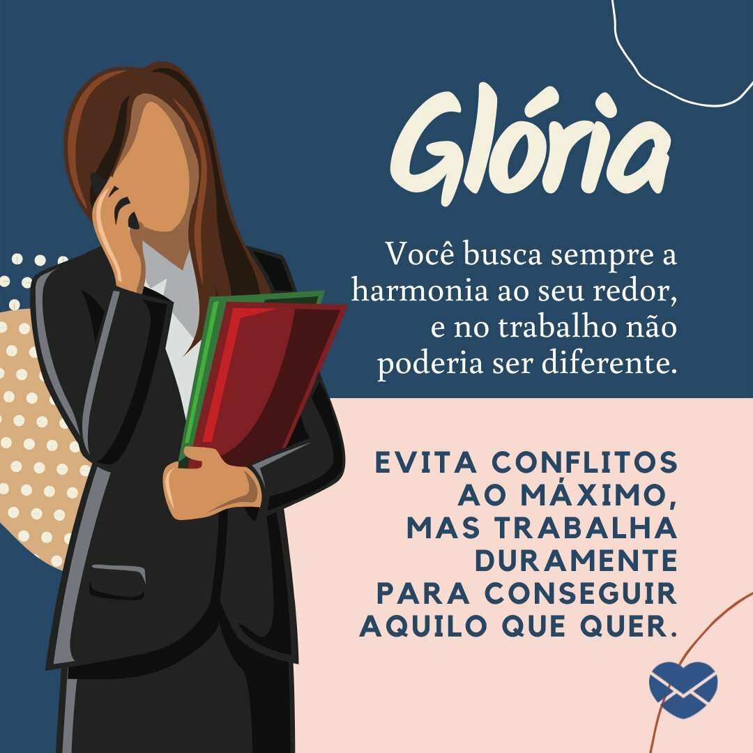 Frases de Glória: conheça o nome dos bons significados