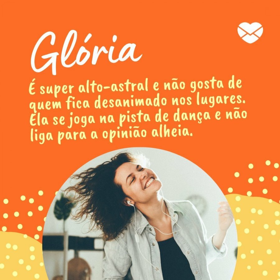 Frases de Glória: conheça o nome dos bons significados