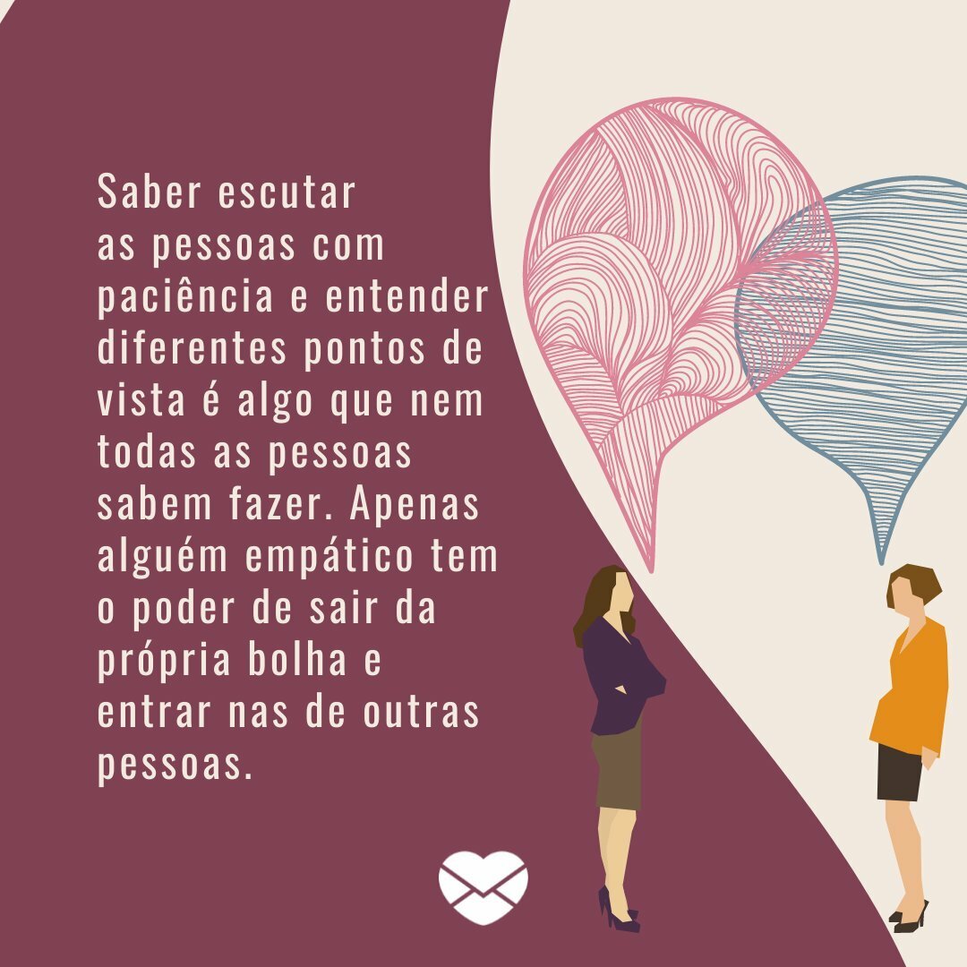 Mensagem de amor para pessoa empática - Valorize esse dom!