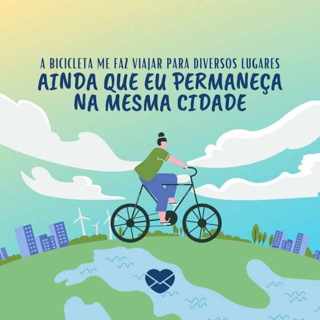 Frases para quem ama andar de bicicleta. Pedale com alegria!